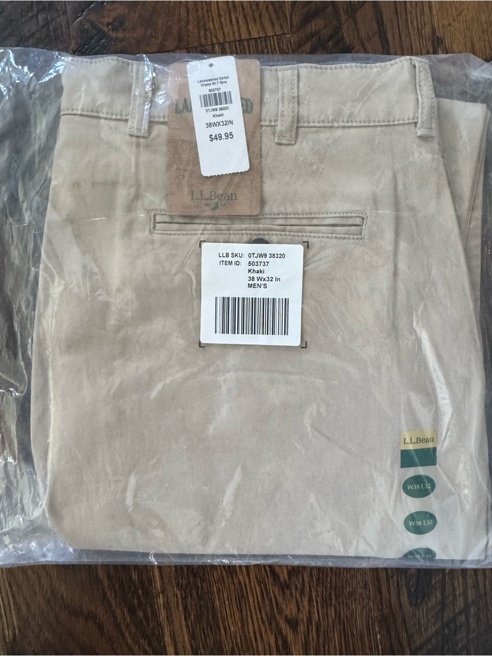 L.L. Bean Men's Khaki Chinos - Light Beige